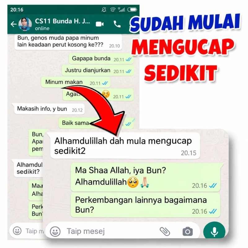 Testimoni pelanggan Generos