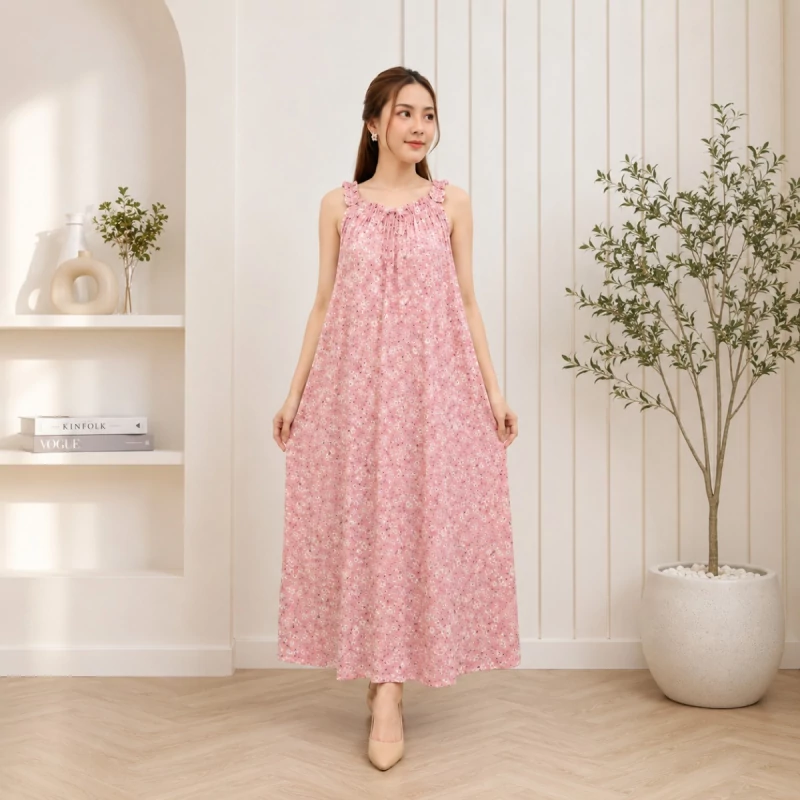 Dress Yukensi Motif Bunga