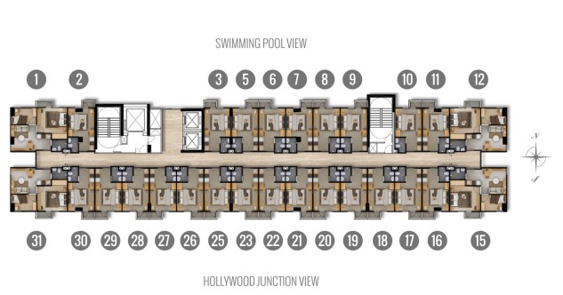 site plan Monroe Apartement