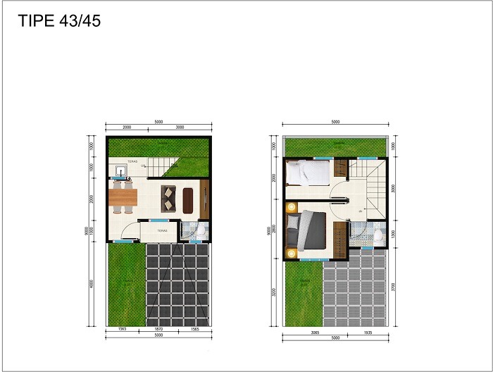 layout Sevilla type 43/45