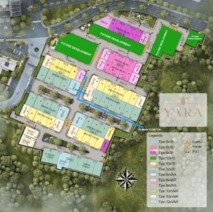 site plan Yara The Kaia Grand Wisata