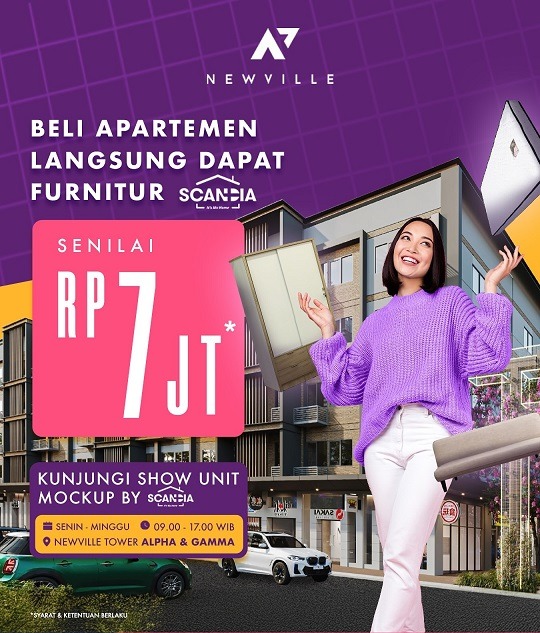 Promo Newville Unit terbatas Periode Juni 2025