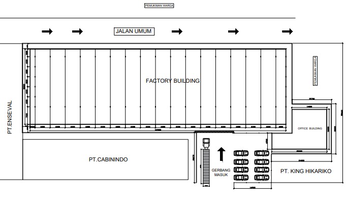 layout Gedung