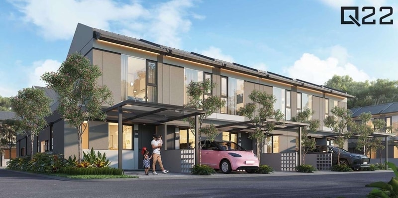 Rumah XQ Livin Tipe Q22 Lippo Cikarang  2 Lantai 2 Kamar Tidur 2 Kamar Mandi