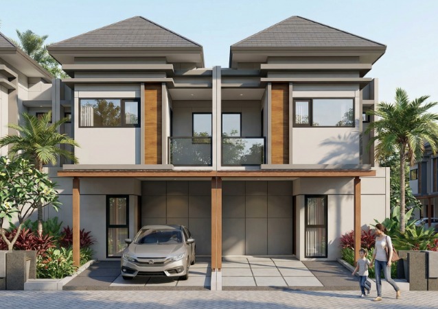 Rumah Cluster Almeria Metland Cibitung 2 lantai