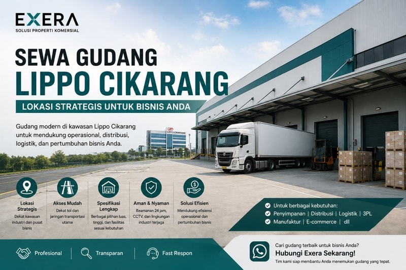 Sewa Gudang Lippo Cikarang untuk Kebutuhan Bisnis