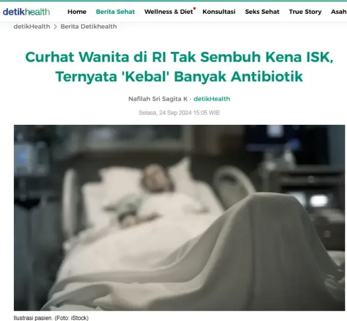 Tak sembuh kena ISK