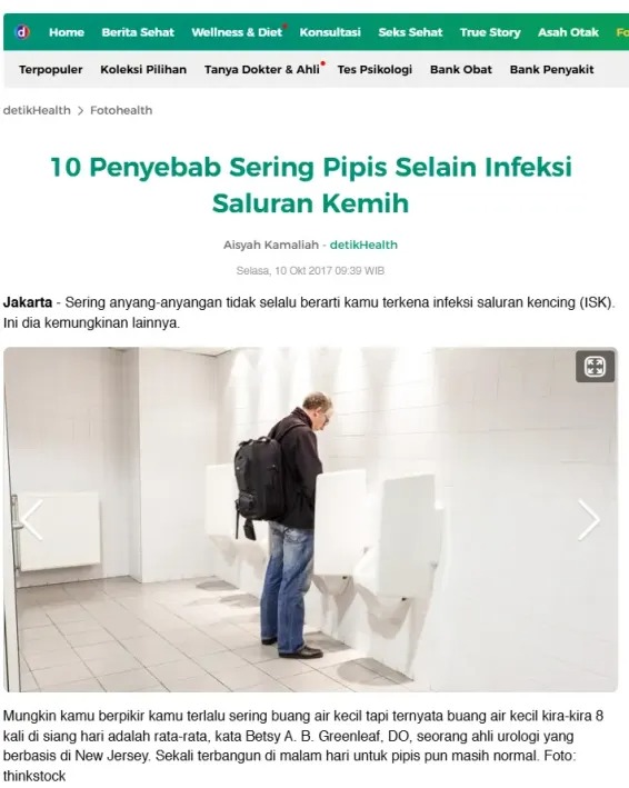 Berita tentang infeksi saluran kemih