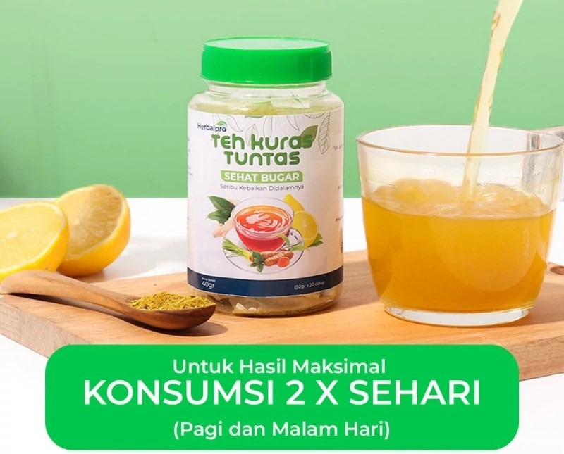 Kemasan Teh Kuras Tuntas