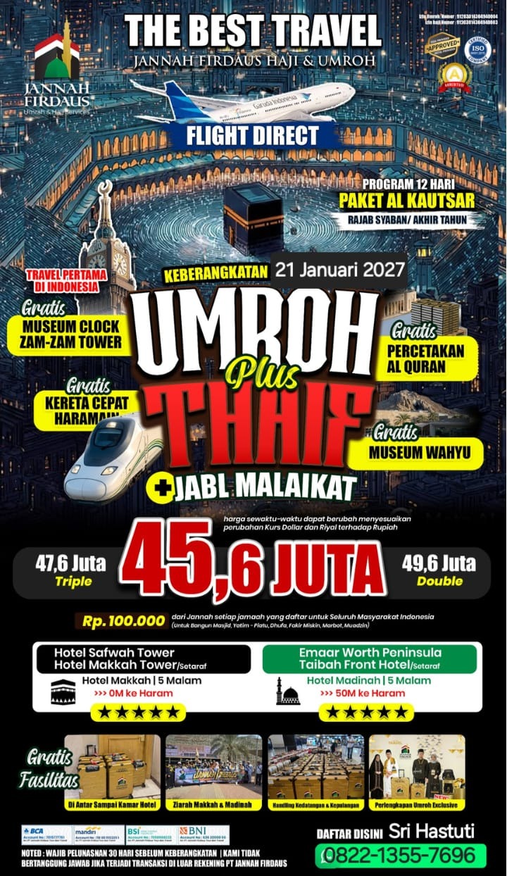 Jannah Firdaus Travel Paket Al Kautsar