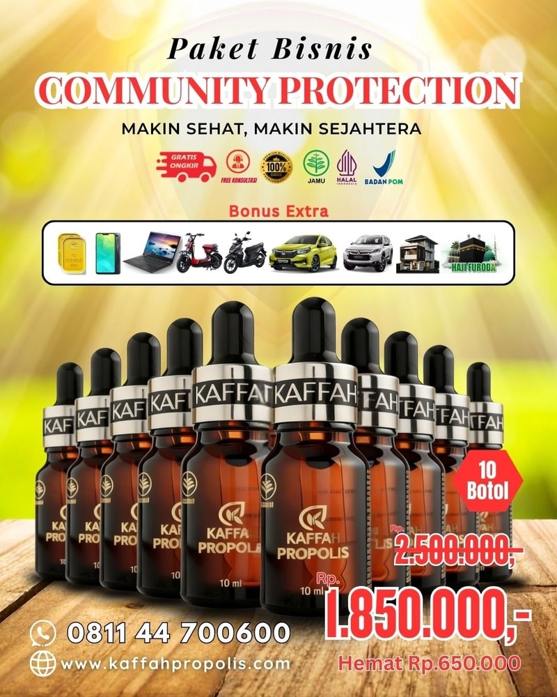 Harga Stokis dan Distributor Kaffah Propolis