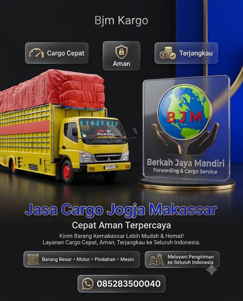 Ekspedisi Cargo Jogja Makassar
