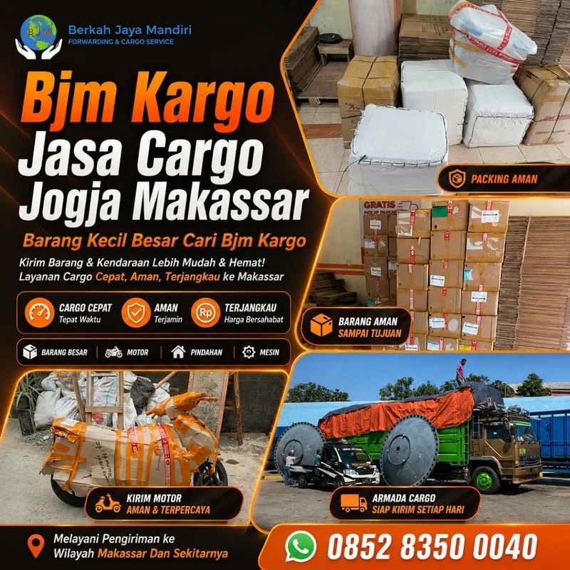 Cargo jogja Makassar Terbaik