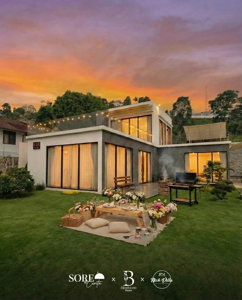 Intimate villa ambience