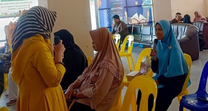 Riska Rahimawati, selaku sekretaris Yayasan Almarhamah