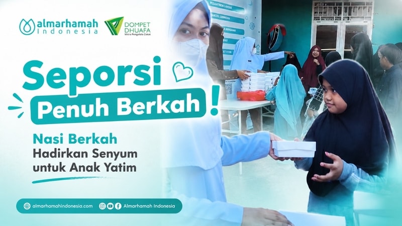Seporsi Penuh Berkah! Nasi Berkah Hadirkan Senyum untuk Anak Yatim