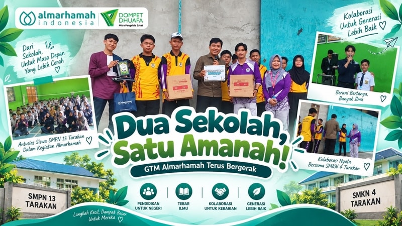 Dua Sekolah, Satu Amanah! GTM Almarhamah Terus Bergerak