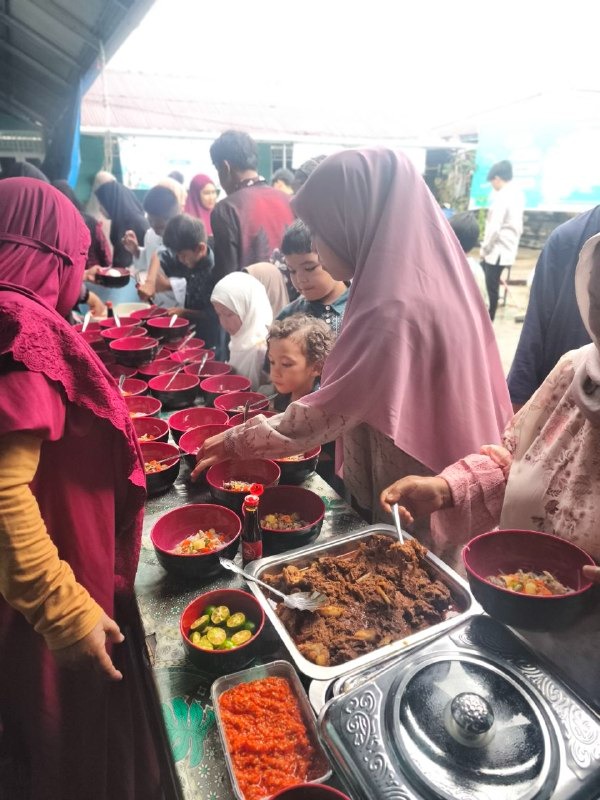 Daging yang sudah di olah langsung di santap
