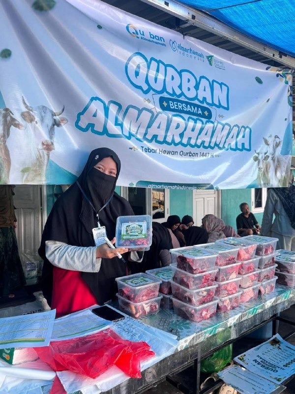 Qurban Almarhamah Menginspirasi! Tebar Manfaat Hingga Pelosok Tarakan