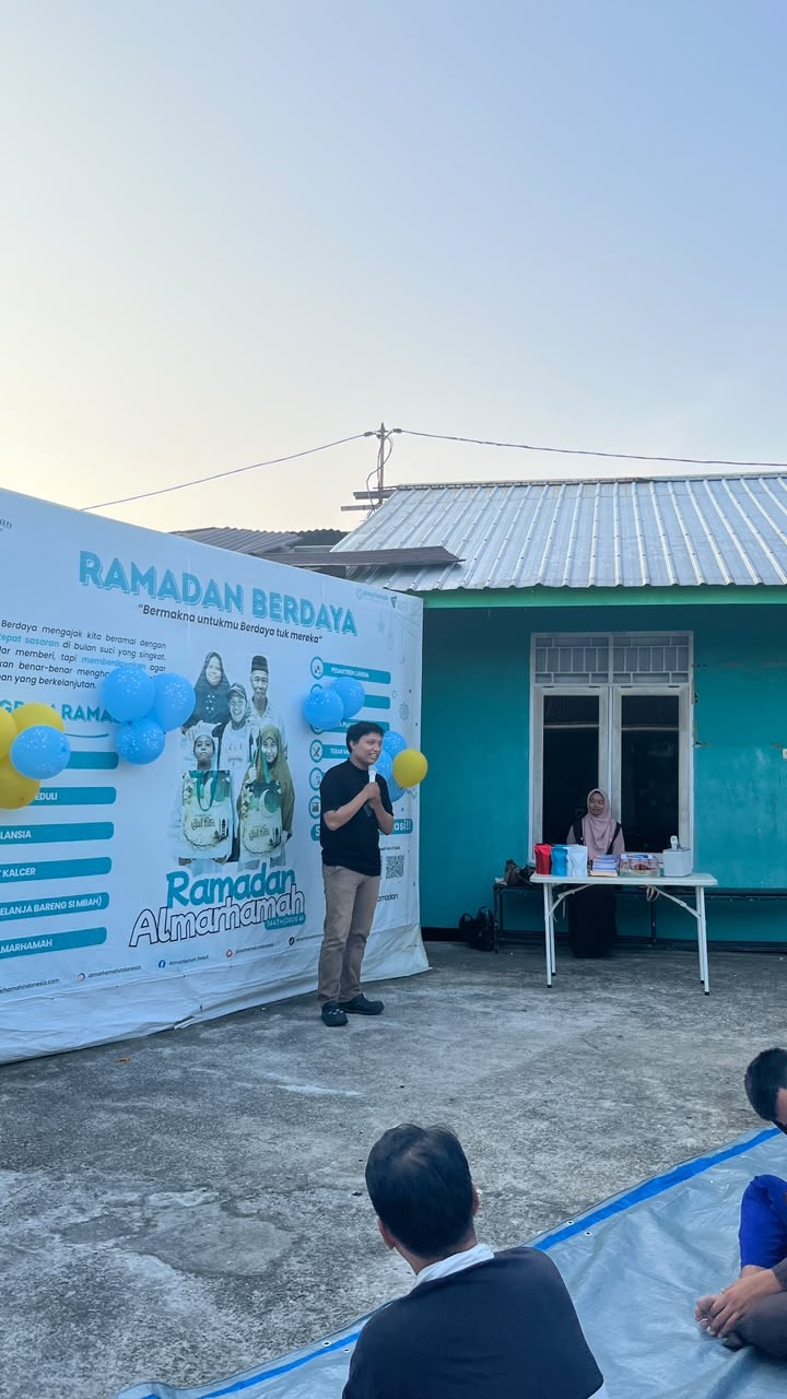 Sambutan dari Bang Ammar, PIC Event almarhamah