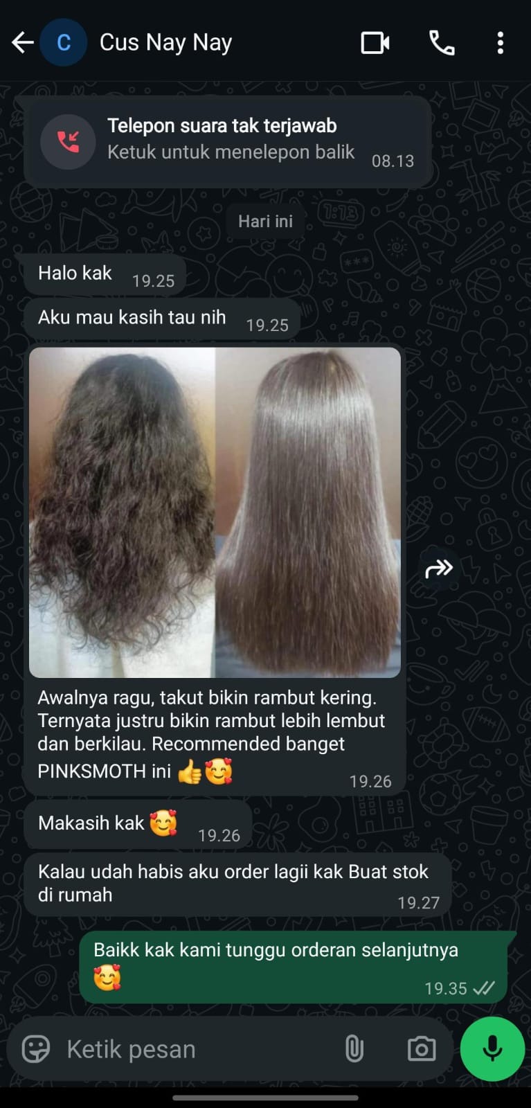 Testimoni Pinksmoth