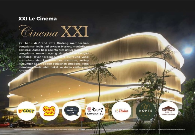 Cinema XXI Grand Kota Bintang Bekasi