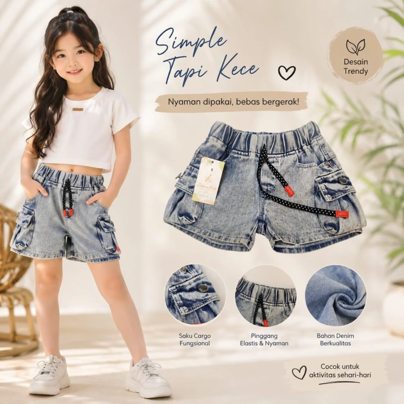 Hotpant Anak Jeans