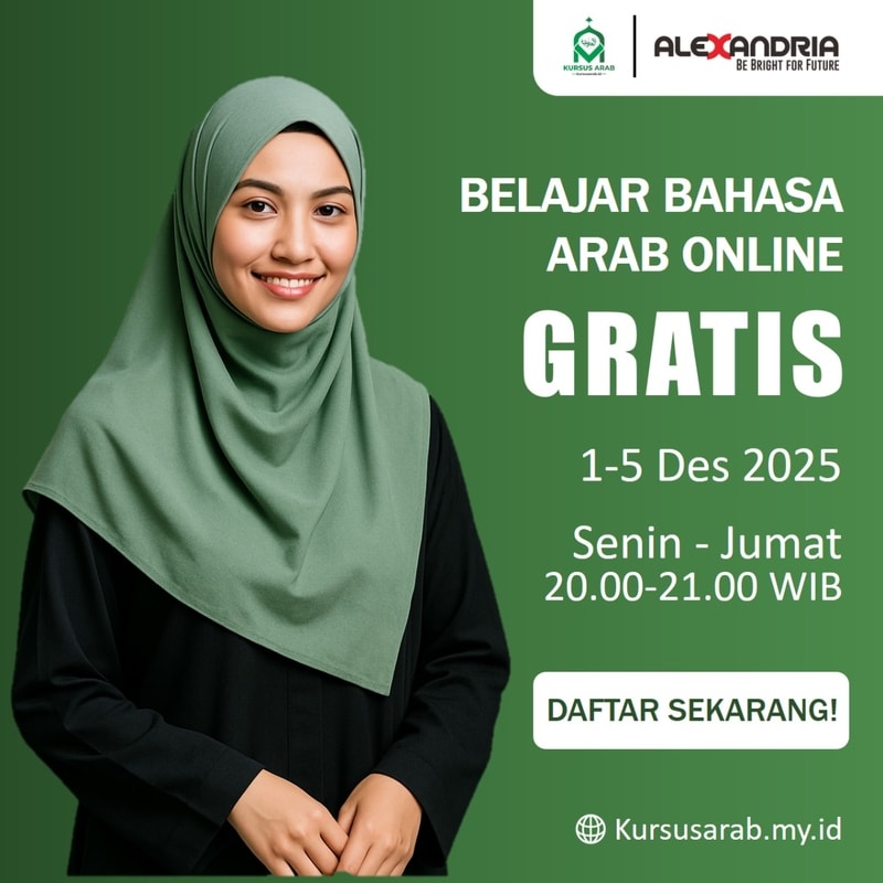 Beasiswa Kursus Arab Online