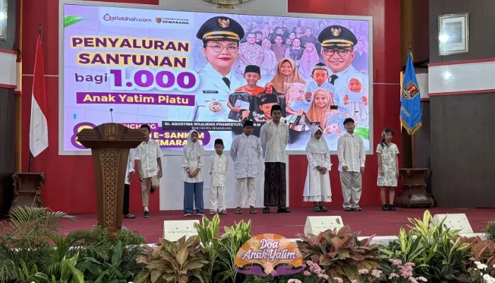 Penyaluran Santunan 1.000 Anak Yatim Piatu Bersama Pemerintah Kota Semarang dalam Momentum Muharram 1448 H