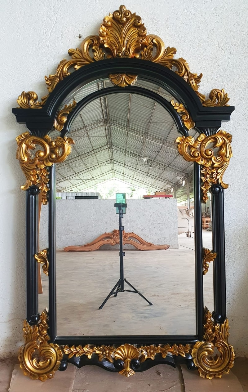 Pediment Mirror