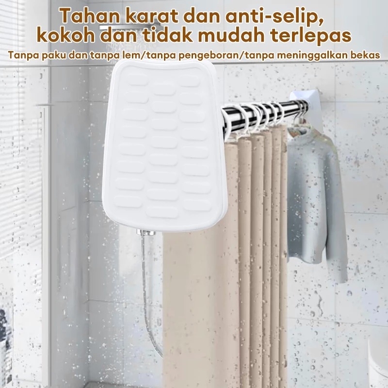 Buat gorden penyekat kamar mandi