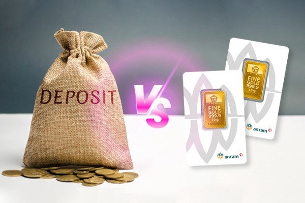 Perbandingannya Deposito dengan Investasi Emas